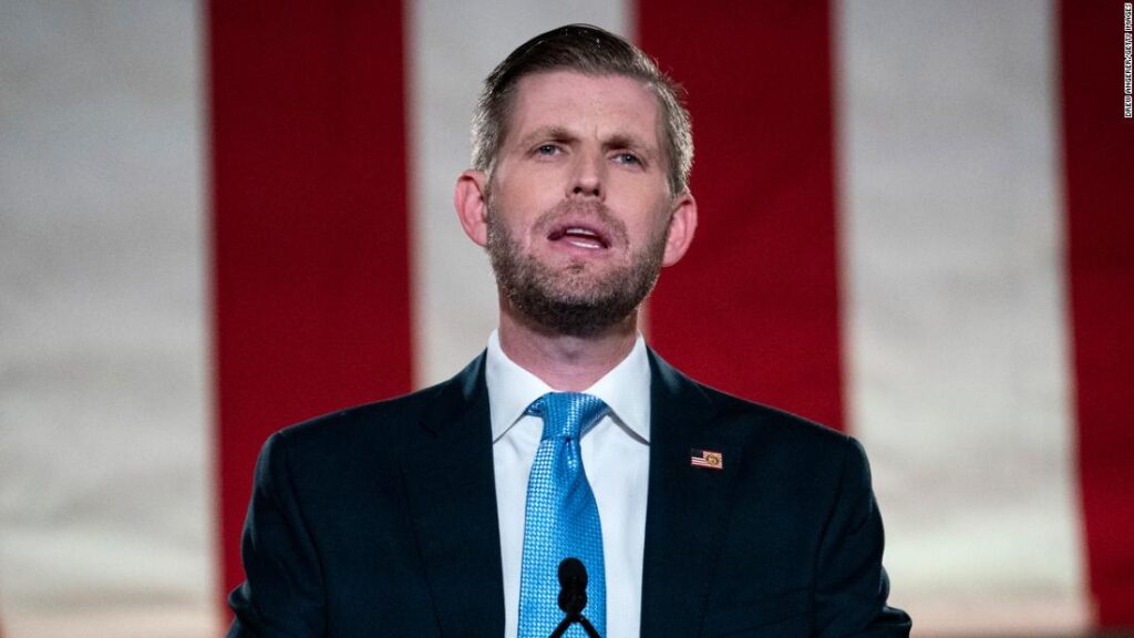 Eric Trump thinks he is aware of why Putin did not invade Ukraine whereas his dad was president