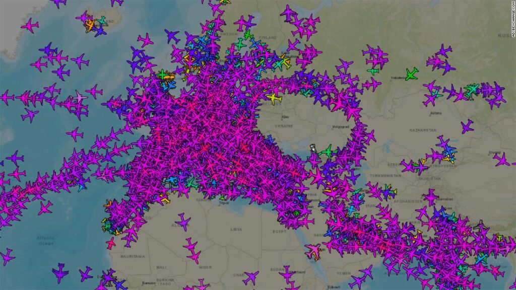 How the Ukraine battle may redraw the world air map