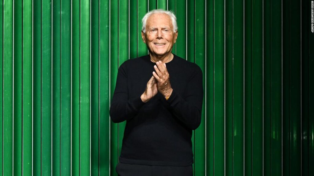 Armani pays tribute to Ukraine struggling with silent present