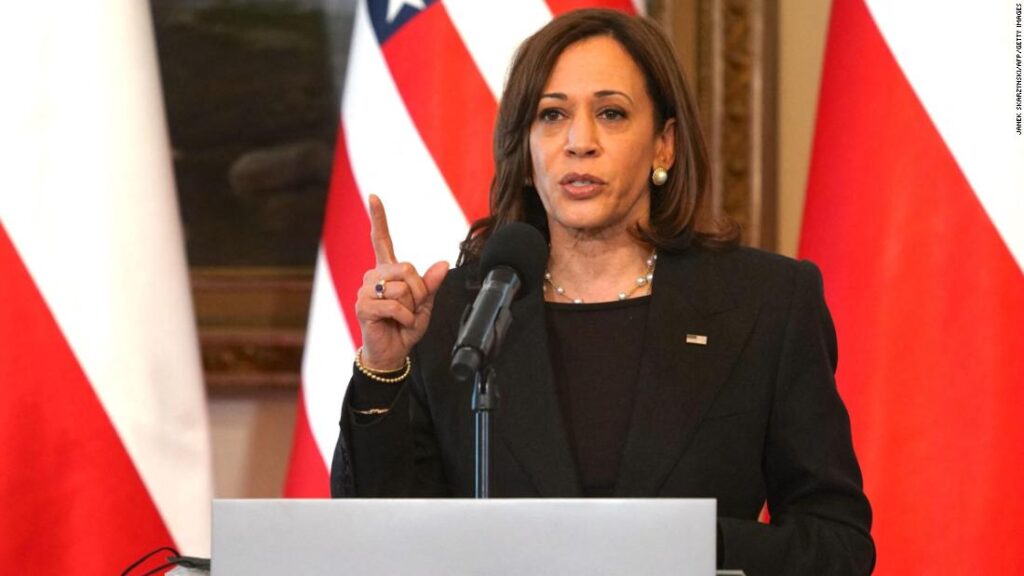 Kamala Harris says US and Poland are united, regardless of fighter jets episode