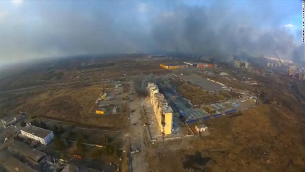 Mariupol: Survivors and drone footage reveal the size of destruction