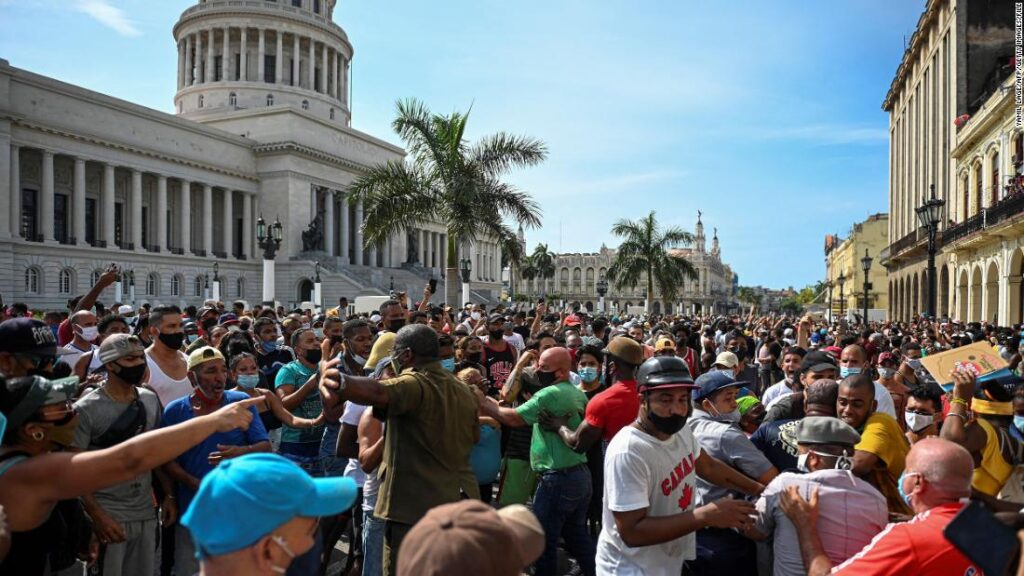 Cuba’s anti-government protesters sentenced as much as 30 years behind bars