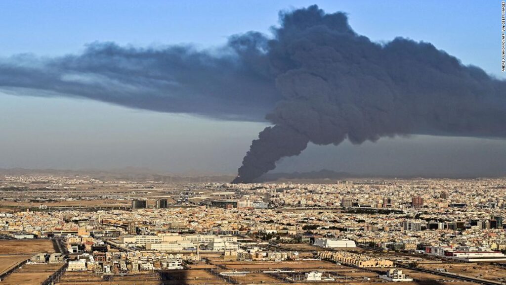 Jeddah: Smoke plume seen after Houthi assault on Saudi oil facility forward of Method 1 race weekend Jeddah: Smoke plume seen after Houthi assault on Saudi oil facility forward of Method 1 race weekend