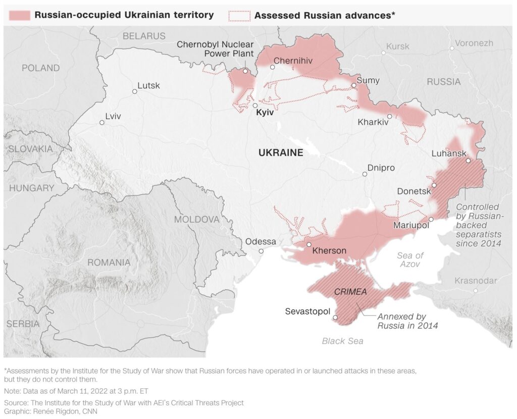 Russia's aerial and floor assault: Strikes hit closely populated areas | Troops transfer nearer to Kyiv | Shelling in japanese Ukraine
