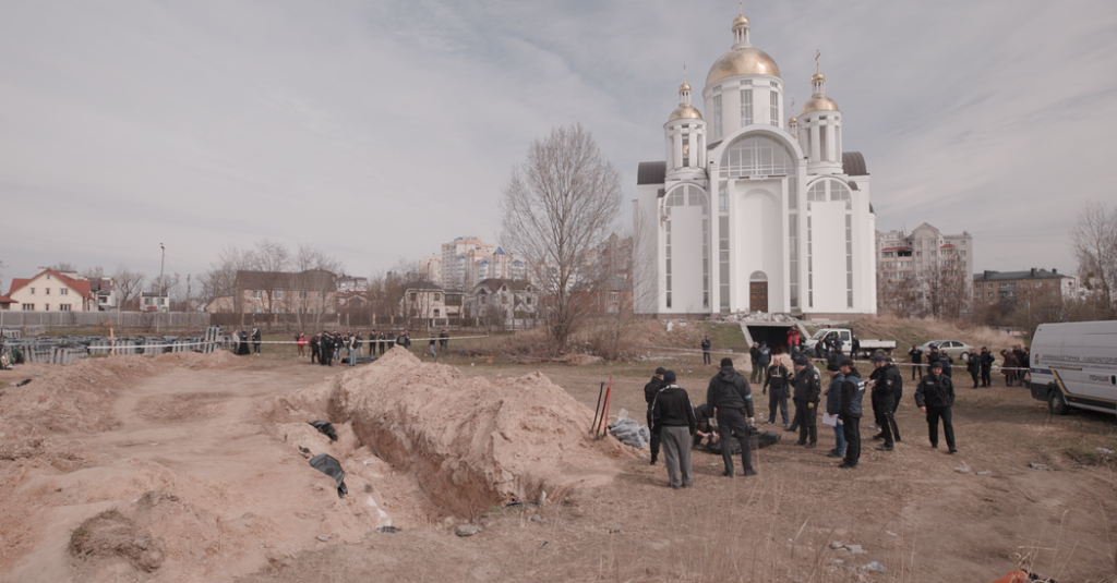 ‘We’ll Bury Them, Like People’: Ukrainian Officers Establish Our bodies in Bucha