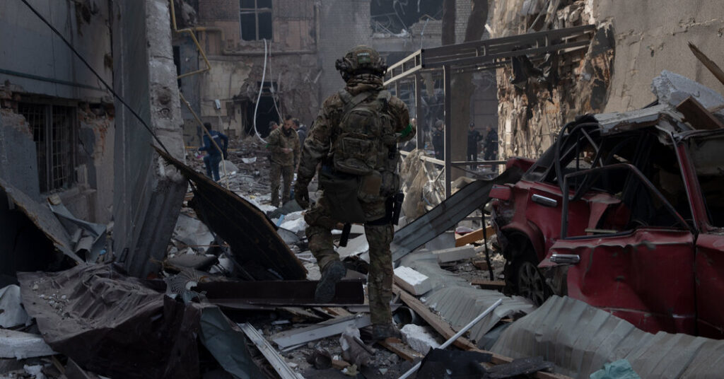 Missiles Hit Central Kharkiv