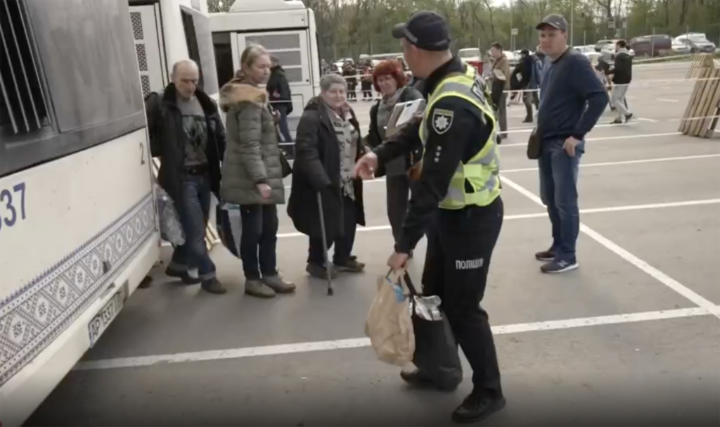 Some evacuees from Mariupol’s Azovstal metal plant arrive in Zaporizhzhia