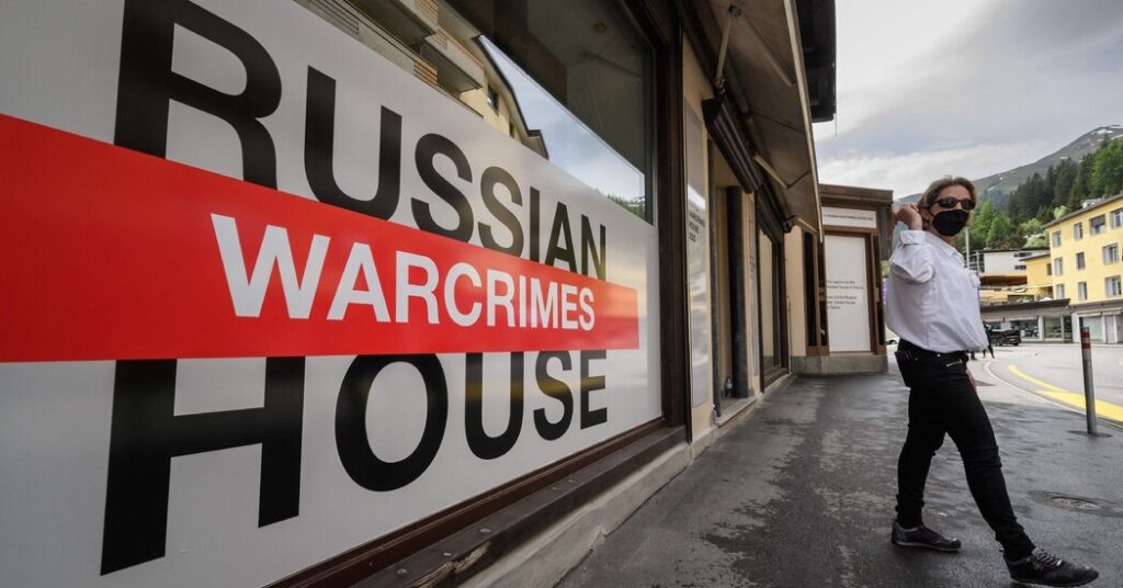 The place Russia As soon as Held Court docket at Davos, Ukraine Makes Its Pitch