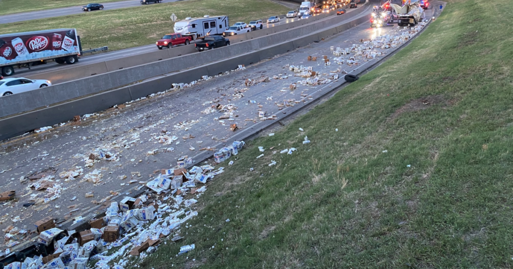 ‘Eggtremely’ sticky highway after 30Okay pound egg spill in Dallas