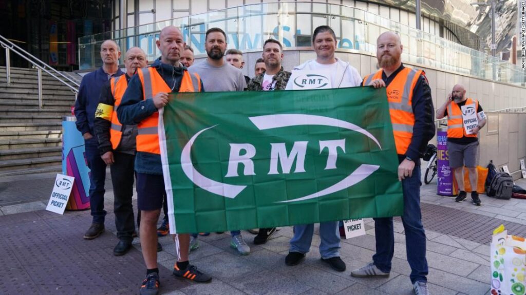 Rail strikes and labor shortages are hurting UK financial system