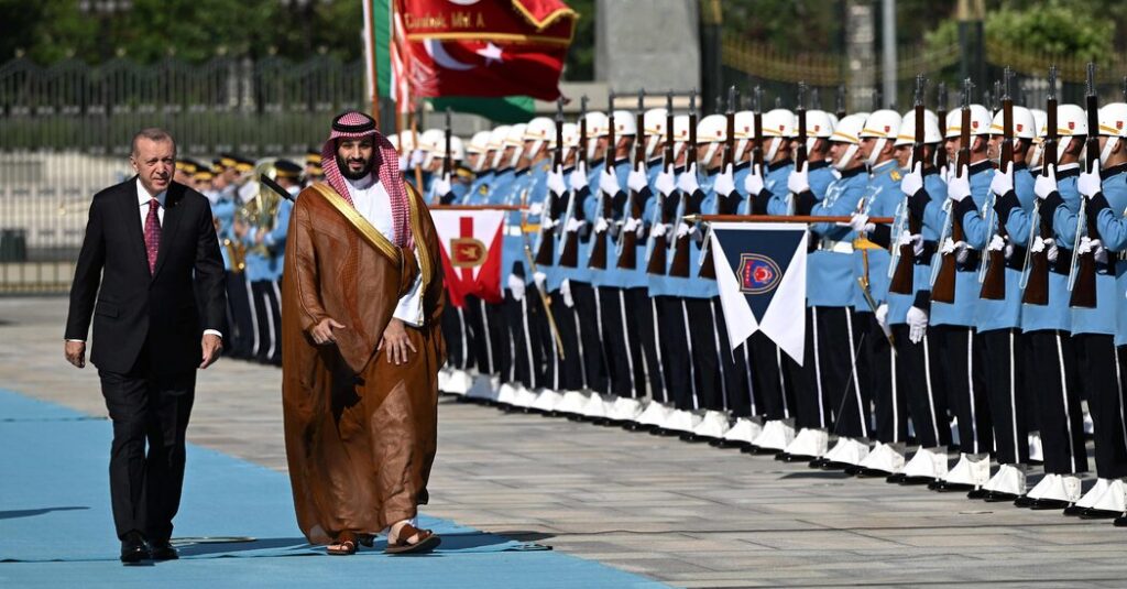 Saudi Chief Visits Turkey for First Time Since Khashoggi Homicide