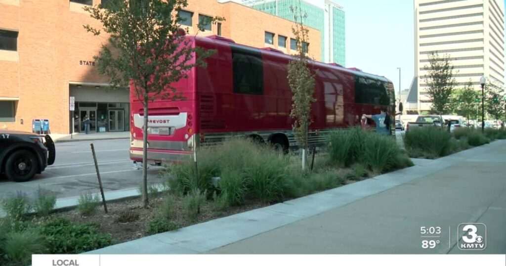 Machine Gun Kelly tour bus vandalized in Omaha