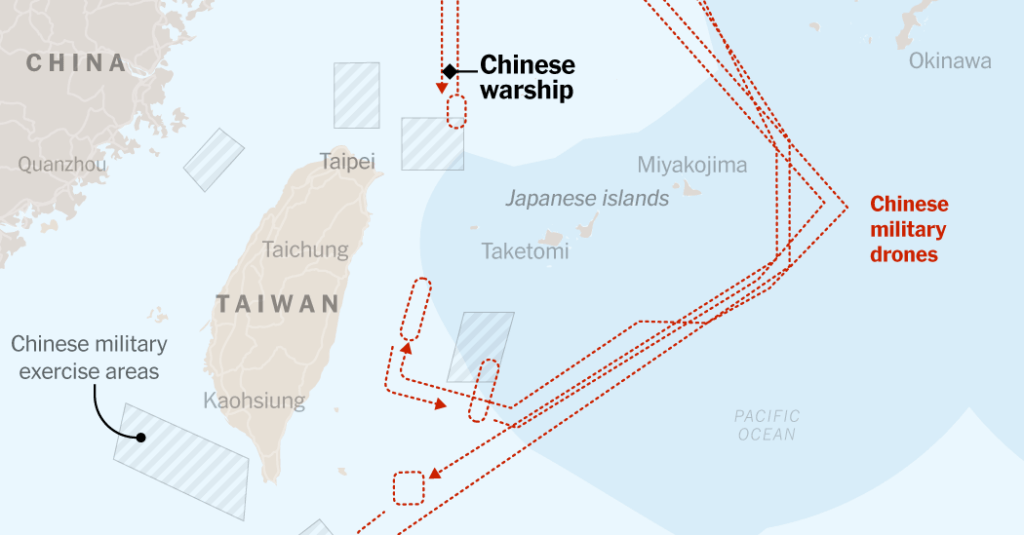 Maps: Monitoring Tensions Between China and Taiwan