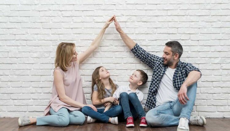 family and farm home
