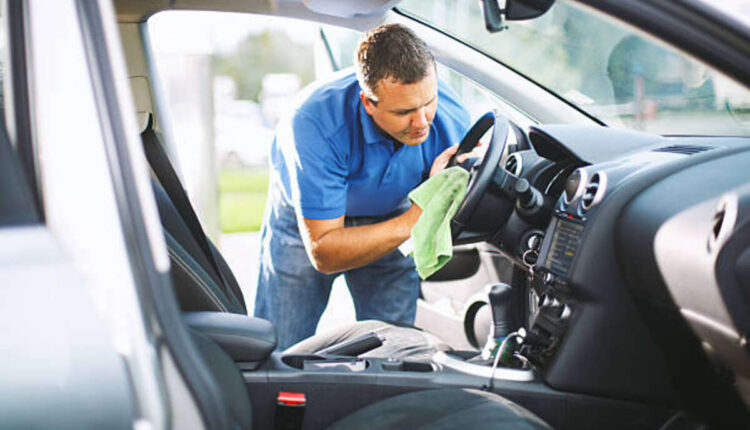 car interior cleaning