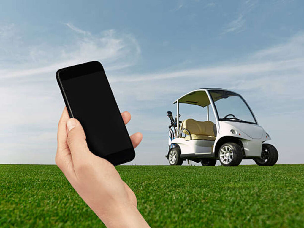 Golf Cart Cell Phone Holder