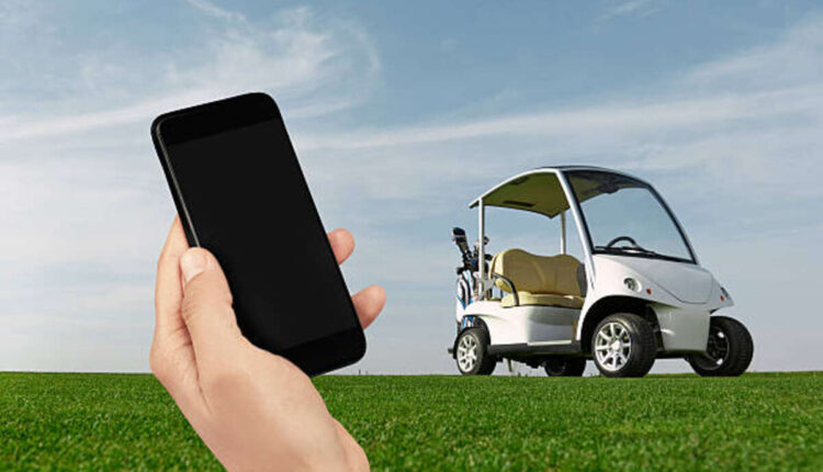 Golf Cart Cell Phone Holder